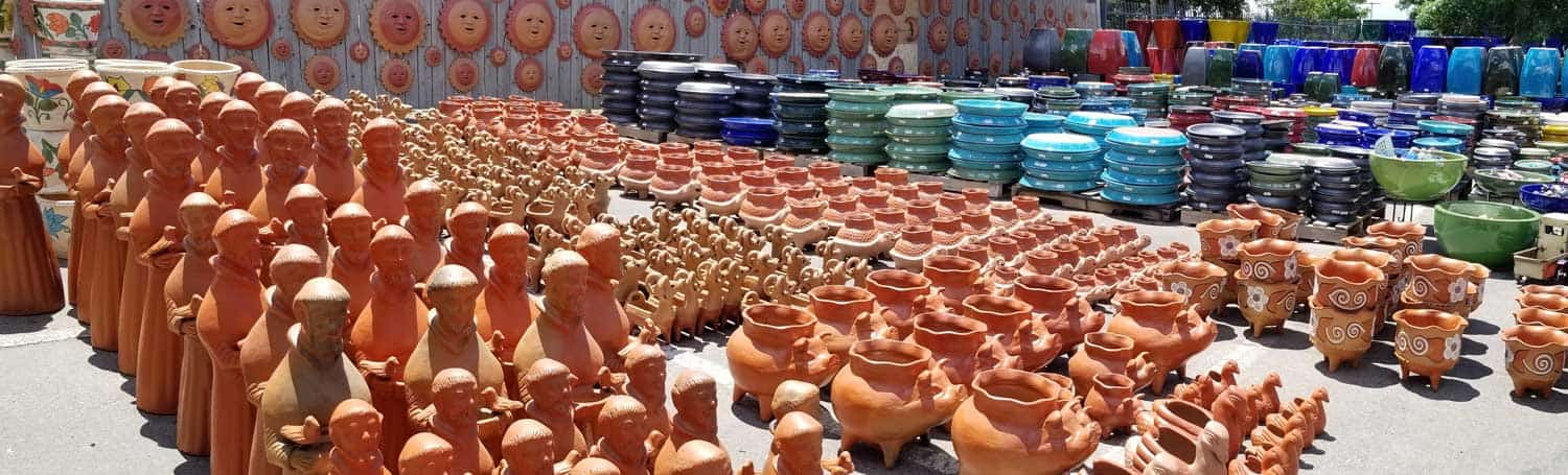 Wide-pottery