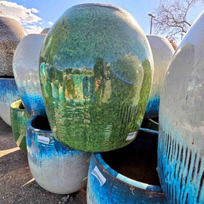 high gloss pots